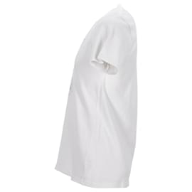 Autre Marque-Casablanca Ski Jump Tee in White Cotton-White,Cream