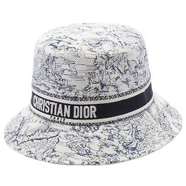 Christian Dior Chapéu D-Bobby de algodão Dior Homme CPB6021XDBS53058 Branco