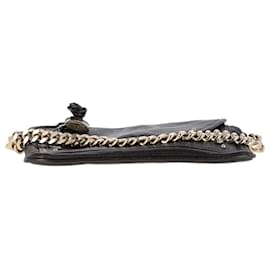 Chloé- Chloé Mini Paddington Chain Shoulder Bag in Black  Leather-Black