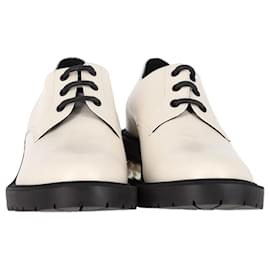 Nicholas Kirkwood-Nicholas Kirkwood Casati Derbys in White Leather-White,Cream