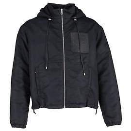 Loewe Anagram Padded Jacket in Black Polyamide Black