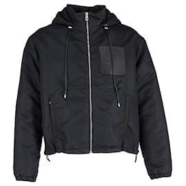 Loewe- Loewe Anagram Padded Jacket in Black Polyamide-Black