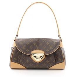 Louis Vuitton-Louis Vuitton Monogram Beverly Shoulder Bag M40121-Metallic,Bronze