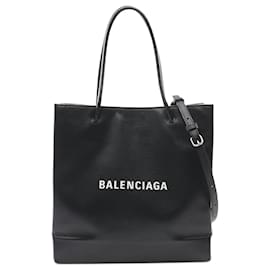 Balenciaga-Sac de shopping en cuir Balenciaga 597860-Noir