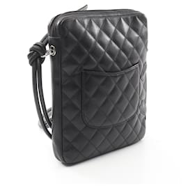 Chanel-Sac à main en cuir de la ligne Cambon de Chanel A25178-Noir