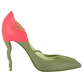 Christian Louboutin-Pumps Dalida 120 de Christian Louboutin en cuir rose-Rose