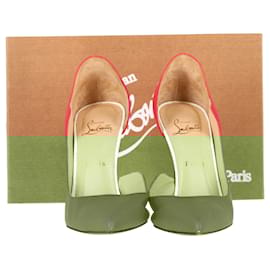 Christian Louboutin-Pumps Dalida 120 de Christian Louboutin en cuir rose-Rose
