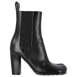 Bottega Veneta-Bottes Chelsea Storm en cuir noir de Bottega Veneta-Noir