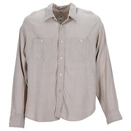 Camisa con botones detallada Visvim Pocket en rayón beige Beige