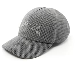 Christian Dior-Chapéu de lã Dior Homme 483C901I6205888M-Cinza