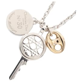 Christian Dior-Dior Homme Stainless Steel GP Necklace Necklace N2900HOMMT012-Silvery,Metallic