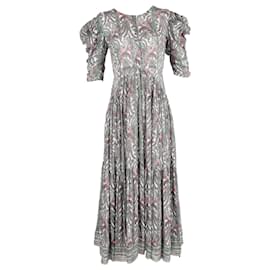 Isabel Marant-Isabel Marant Bealisa Paisley-Print Maxi Dress in Multicolor Cotton-Multiple colors