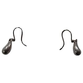 Tiffany & Co- Tiffany & Co Teardrop Earrings in Silver Sterling-Silvery