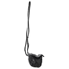 Givenchy-Givenchy Wrinkled Mini Pandora Bag in Black Leather-Black