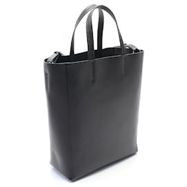 Céline-Celine Leather Vertical Small Cabas Tote Bag 176183-Black