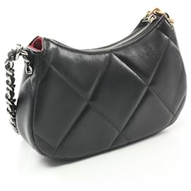 Chanel-Sac à bandoulière hobo Chanel 19 en cuir d'agneau petit modèle AP3676-Noir