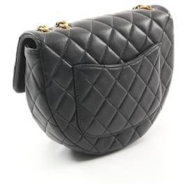 Chanel-Chanel Lambskin Matelasse Shoulder Bag AS4001-Black