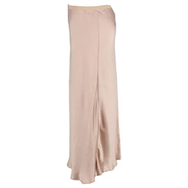 Max Mara- Max Mara Leisure Segnale Maxi Skirt in Pink Satin-Pink