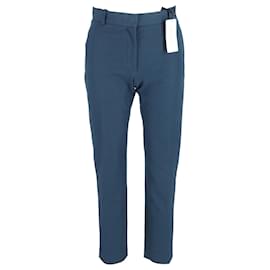 Joseph-Joseph Eliston Gabardine Stretch Pants in Blue Viscose-Blue