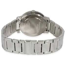Tiffany & Co-Tiffany & Co. Atlas 2-Hand 34876193 Women's Watch in  Stainless Steel 0.14 CTW-Silvery,Metallic