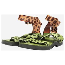 Céline-Brown flat sandals - size EU 36 (UK 3)-Brown