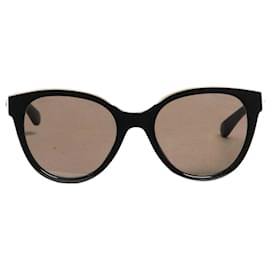 Chanel-Black cat eye sunglasses-Black