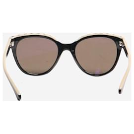Chanel-Black cat eye sunglasses-Black