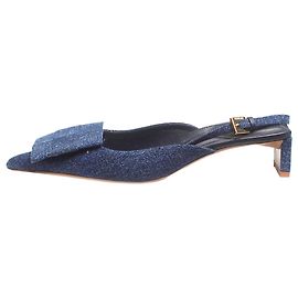 Jacquemus Mule Les Slingbacks Cubisto in denim blu - taglia EU 36 Blu