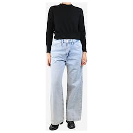 Frame Denim-Le Baggy Palazzo denim jeans - size UK 10-Blue