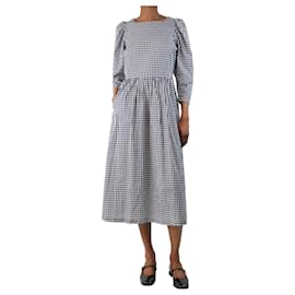 Autre Marque-Navy blue and white gingham dress - size XS-Blue