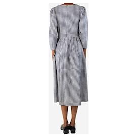 Autre Marque-Navy blue and white gingham dress - size XS-Blue