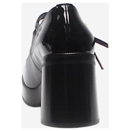 Céline-Escarpins Mary Jane en vernis noir - taille EU 38-Noir
