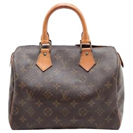 Louis Vuitton-Brown vintage 1994 Monogram Speedy 25 bag-Brown