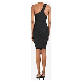 Autre Marque-Black and gold sparkly stretch mini dress - size UK 4-Black