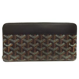 Goyard Matignon GM Long Wallet for Women Brown Black