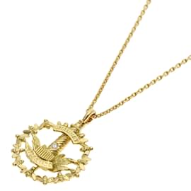 Chaumet-Collier en diamant 1P de la marque Chaumet en or jaune 18K-Autre