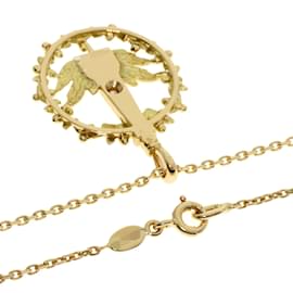 Chaumet-Collier en diamant 1P de la marque Chaumet en or jaune 18K-Autre