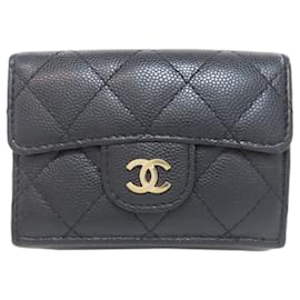 Chanel-Chanel Matelasse Bi-fold Wallet-Black