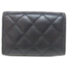 Chanel-Portefeuille bi-fold Matelassé Chanel-Noir
