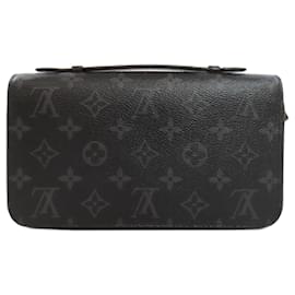 Louis Vuitton-Louis Vuitton M61698 Zippy XL Clutch Bag-Black,Monogram
