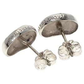 Tiffany & Co-Tiffany Bean Silver Stud Earrings-Other