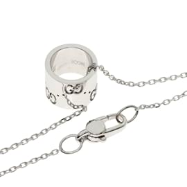 Gucci-Collier Icon Gucci en or blanc 18K-Autre