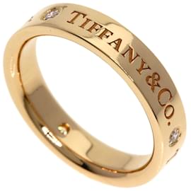 Tiffany & Co-Bague en diamant Tiffany Flat Band 3P en or rose 18K-Autre