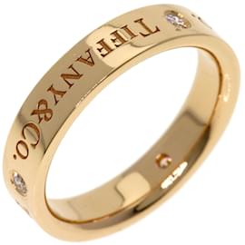 Tiffany & Co-Bague en diamant Tiffany Flat Band 3P en or rose 18K-Autre