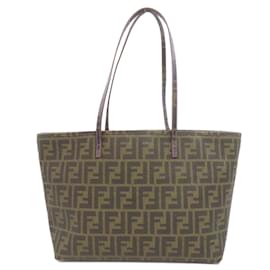 Fendi-Fendi Zucca Tote Bag for Women-Brown