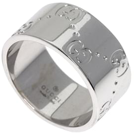 Gucci-Bague Gucci Icon Wide #12 en or blanc 18K-Autre