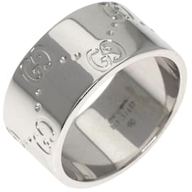 Gucci-Bague Gucci Icon Wide #12 en or blanc 18K-Autre