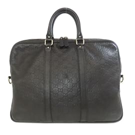 Gucci-Sac Shima GG Signature 208463 de Gucci-Noir