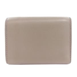 Bottega Veneta-Bottega Veneta Compact Bi-fold Wallet-Brown