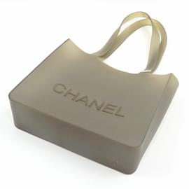 Chanel-Sac fourre-tout en caoutchouc vert Chanel-Vert